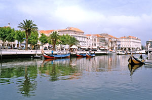 Canal Central in Aveiro Portugal
