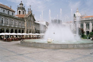 Praça da Republica in Braga Nordportugal