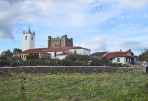 Blick auf den mittelalterlichen Stadtkern Braganças